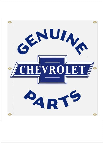 CHEVROLET 1940'S GENUINE PARTS Garage Banner