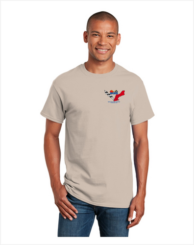NCRS NEW ENGLAND Cotton Embroidered T-shirt (Left chest logo embroidered)