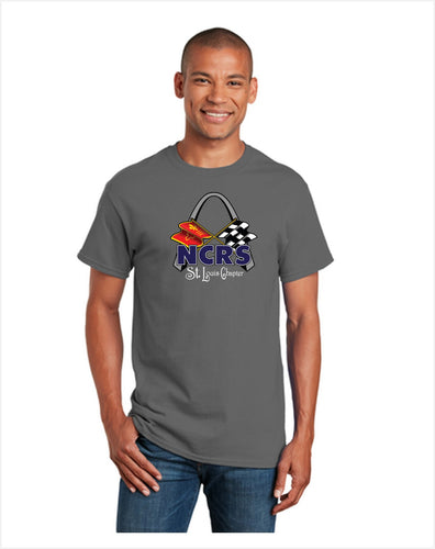 NCRS ST. LOUIS CHAPTER Cotton T-shirt (full logo printed on front)
