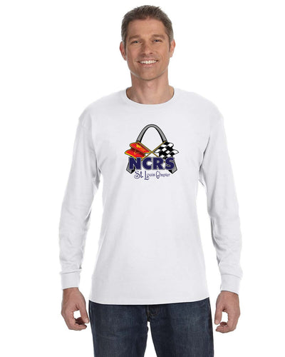 NCRS ST LOUIS Cotton LONG SLEEVE T-shirt (full logo printed on front)