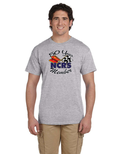 NCRS Cotton 50-year MEMBER ANNIVERSARY T-shirt (printed on front)