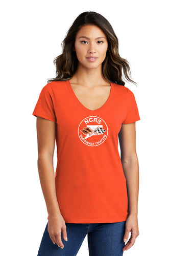 NCRS NORTHEAST CHAPTER Ladies V-neck T-shirt