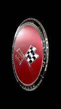CORVETTE C3 BADGE CHROME EMBOSSED 22"  GARAGE SIGN