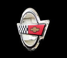CORVETTE C4 BADGE CHROME EMBOSSED 22"  GARAGE SIGN