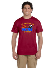 NCRS DELAWARE VALLEY CHAPTER Cotton T-shirt (full logo printed on front)