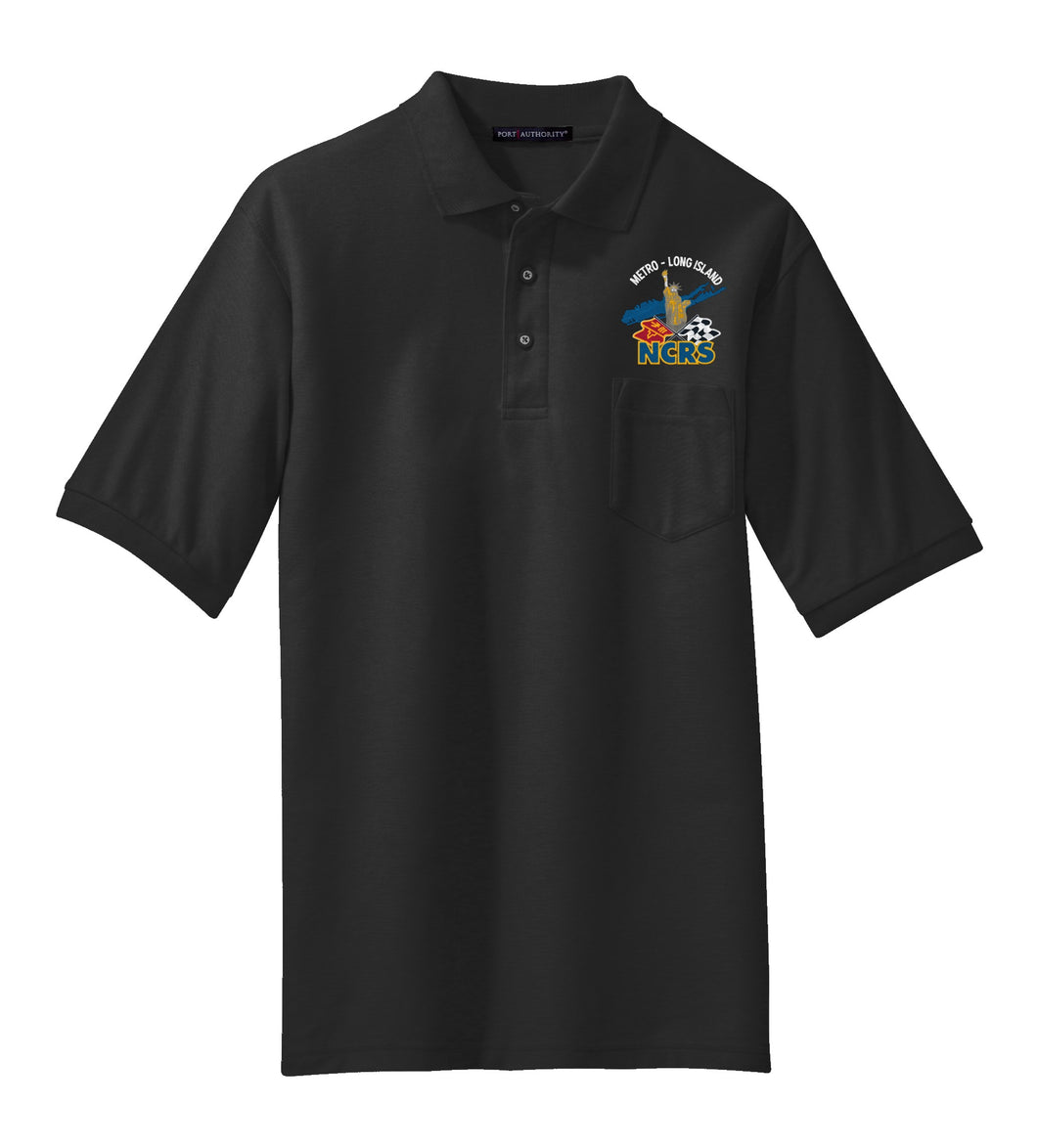 NCRS Metro Long Island Chapter Cotton Blend POCKET Pique Polo