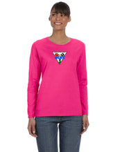 NCRS CENTRAL NEW JERSEY Cotton -LADIES- LONG SLEEVE T-shirt (full logo printed on front)