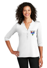 NCRS CENTRAL NEW JERSEY LADIES Henley 3/4 Sleeve shirt