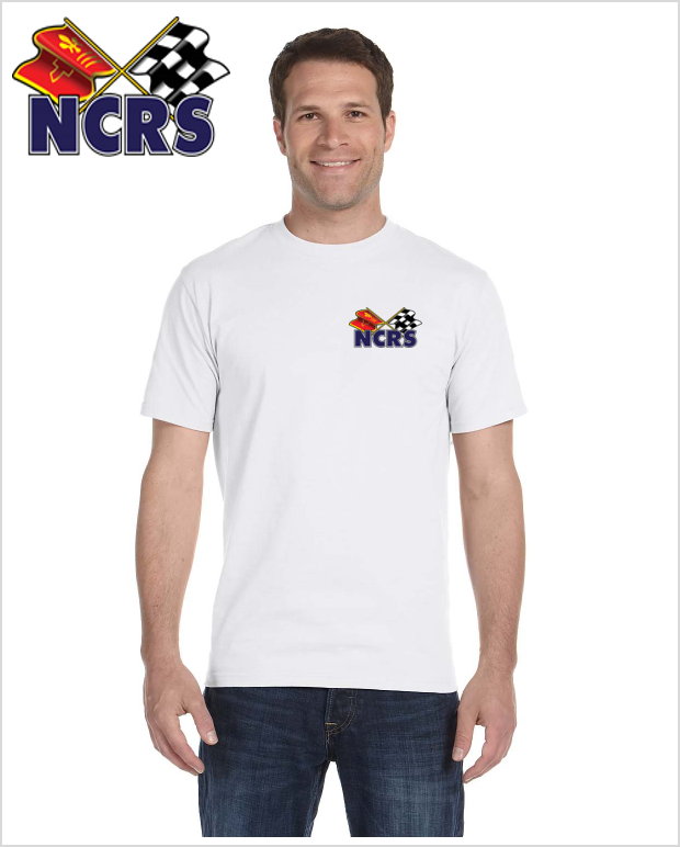 NCRS Cotton Embroidered T-shirt (Left chest logo embroidered)